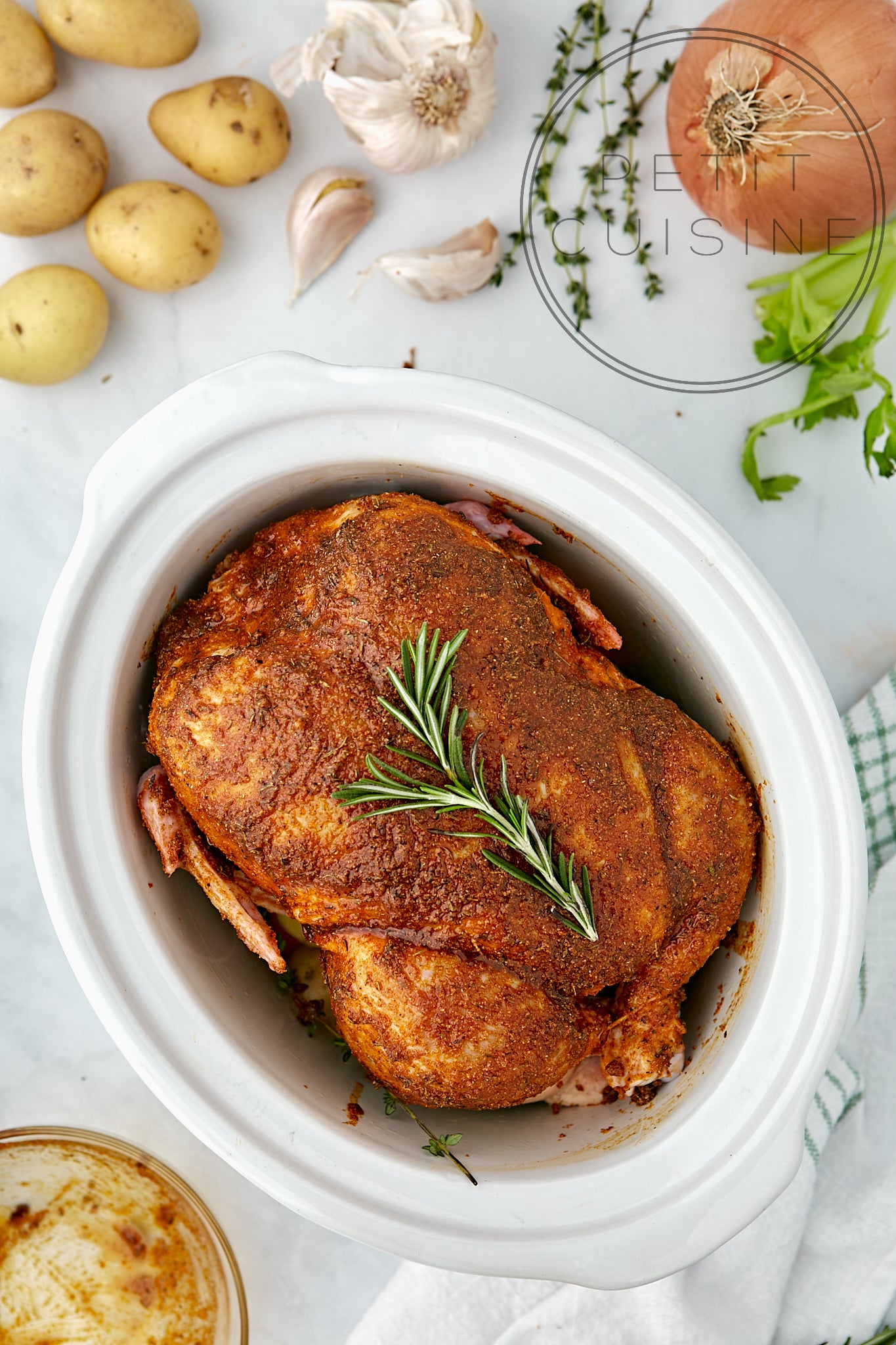 Slow-cooker Whole Chicken